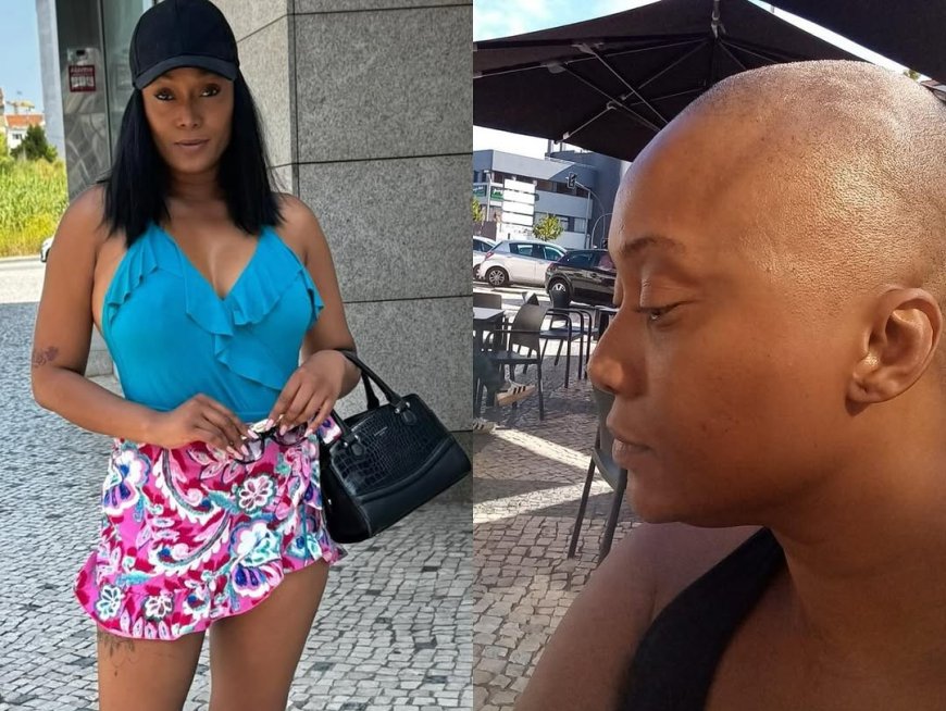 Karina Silva desmente rumores de doença após surgir de cabelo rapado