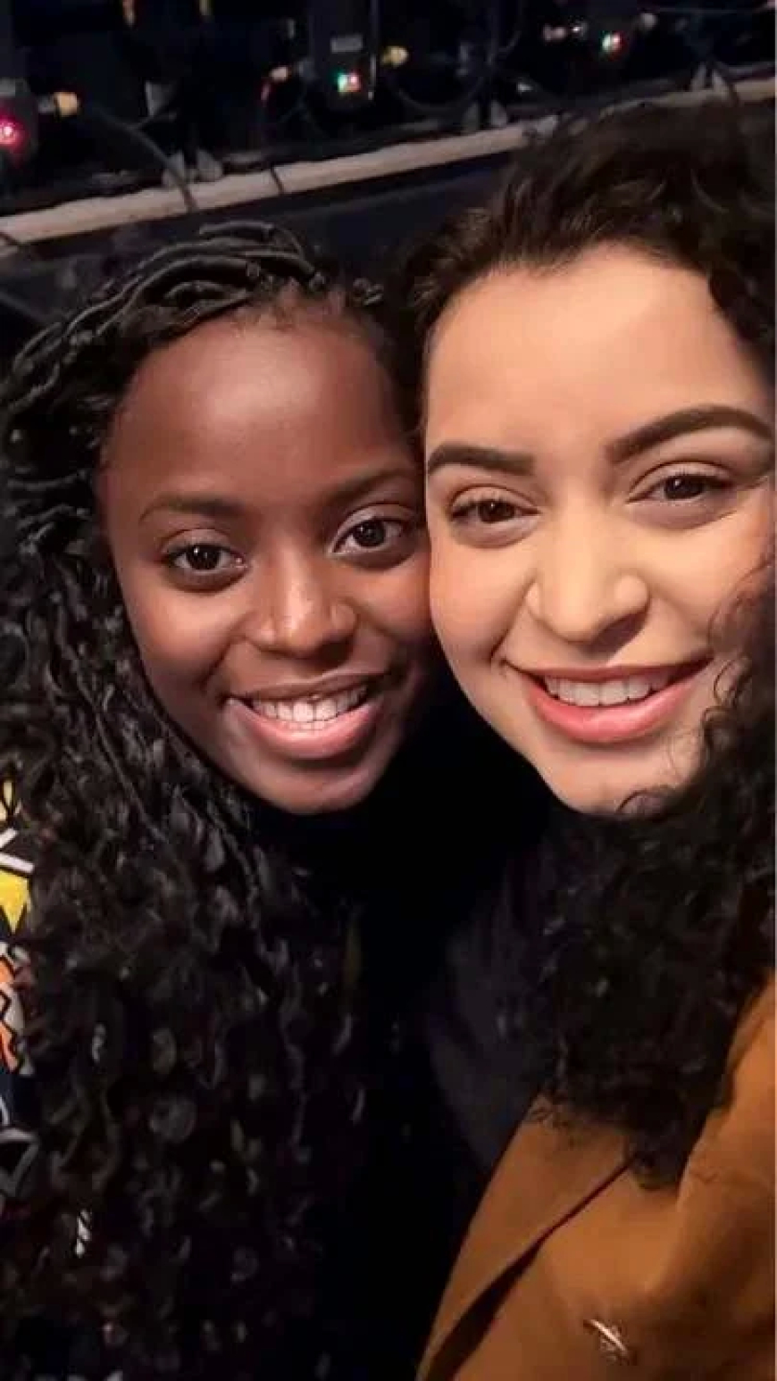 Angola e Brasil representados numa imagem: Nair Nany e Aline Miranda