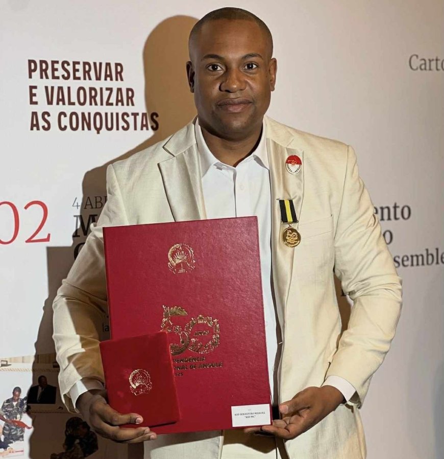 Kid MC condecorado pelo Presidente da República