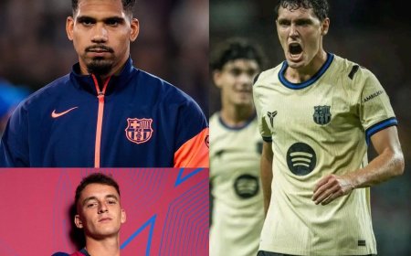 Bomba em Camp Nou: Araújo, Christensen e Casadó na lista de possíveis saídas do Barça!