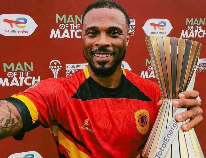Fredy eleito MVP do jogo entre Angola e Zimbabwe no CAN 2025