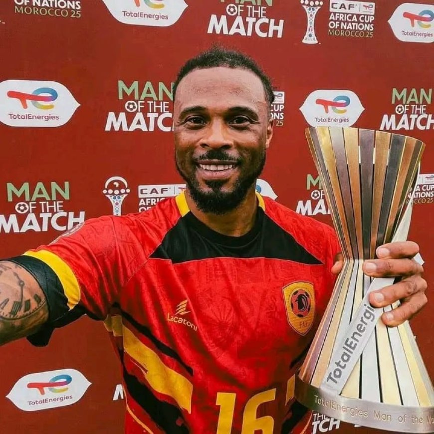 Fredy eleito MVP do jogo entre Angola e Zimbabwe no CAN 2025