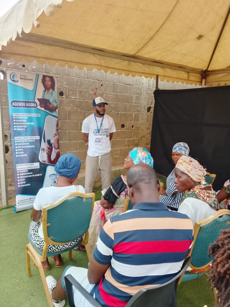 Calemba 2 transforma-se em hospital ao  ar livre na 7ª Feira de Saúde