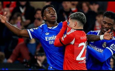 Gol de Vinícius Júnior: Protocolo antirracismo ativado em jogo da Champions