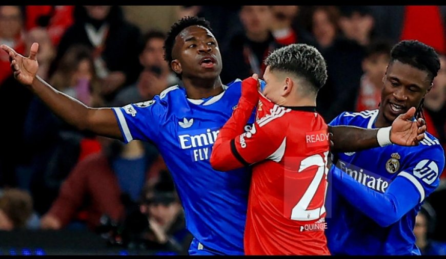 Gol de Vinícius Júnior: Protocolo antirracismo ativado em jogo da Champions