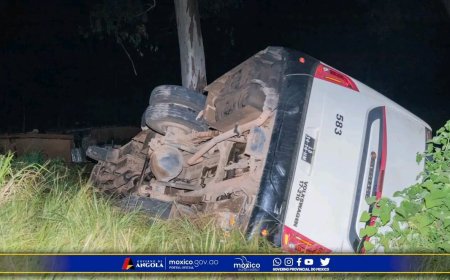 Acidente de autocarro da Igreja Adventista faz dezenas de feridos no Moxico