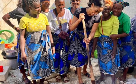 Micaela Reis conquista família em Benguela com desafio culinário