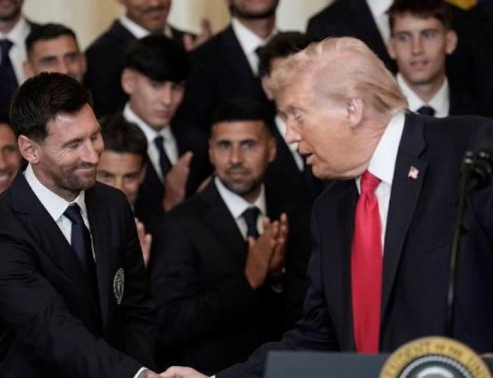 Messi e Inter Miami celebram conquista da MLS na Casa Branca