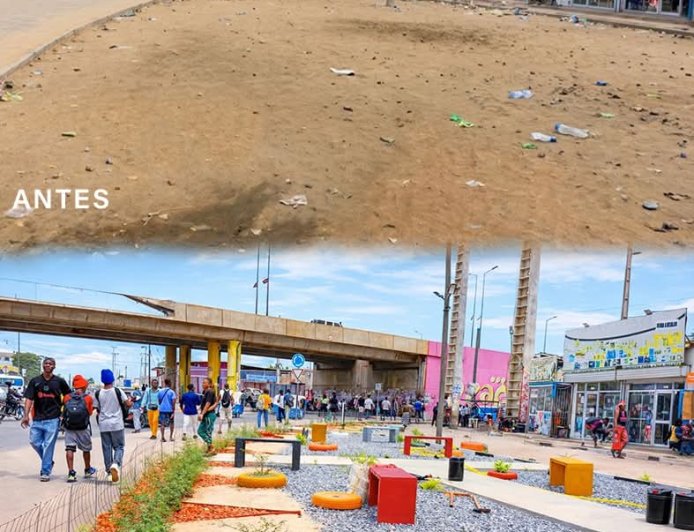 Inovação Urbana dá nova imagem à rotunda da Camama 