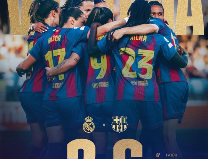 Barcelona atropela Real Madrid e avança na Liga dos Campeões Feminina