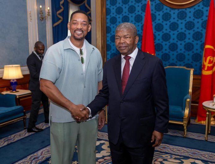 Encontro do João Lourenço e Will Smith concretizado 