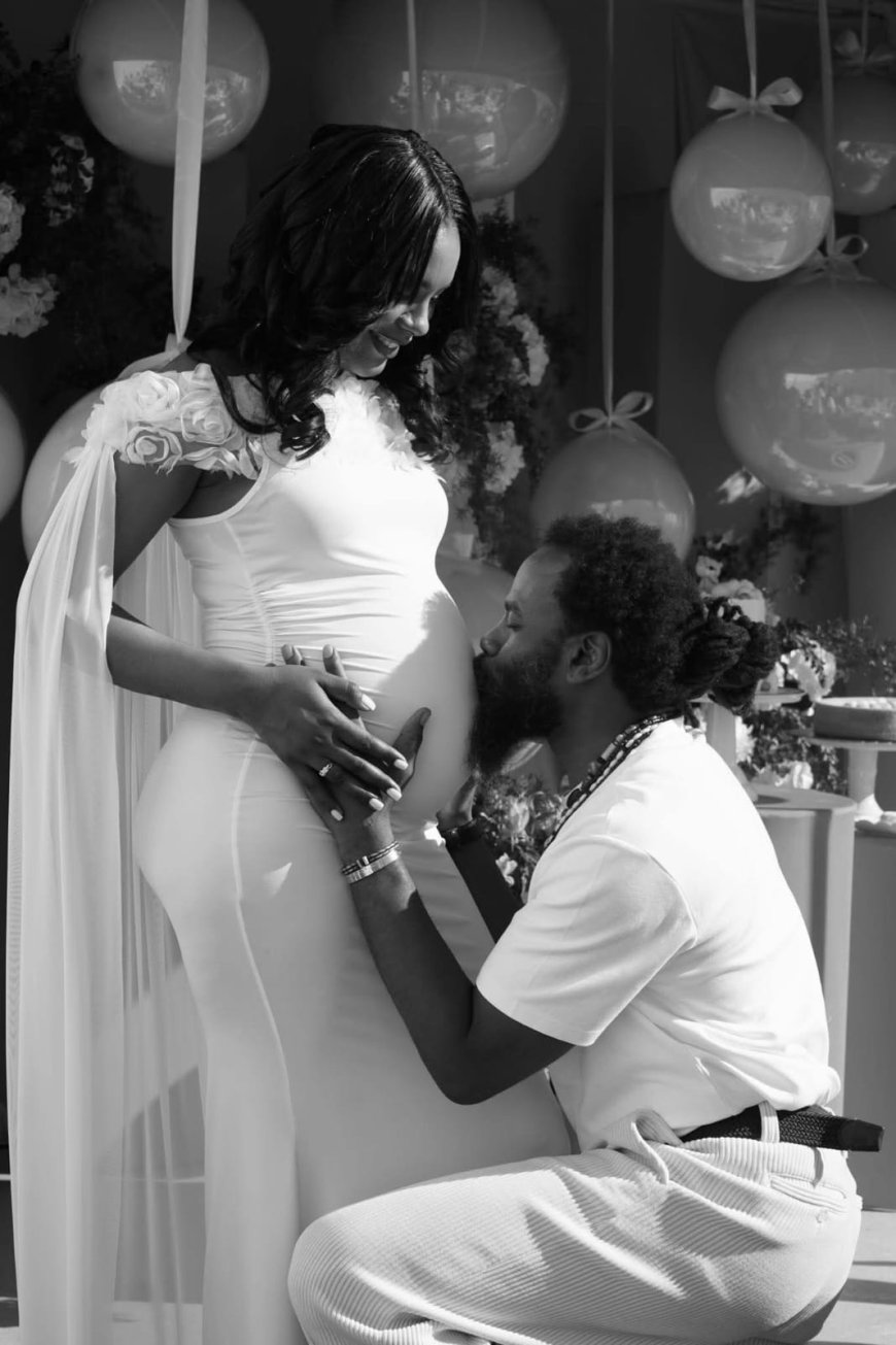 Sharam Diniz posta imagem do chá de revelação: "Menina ou menino?"