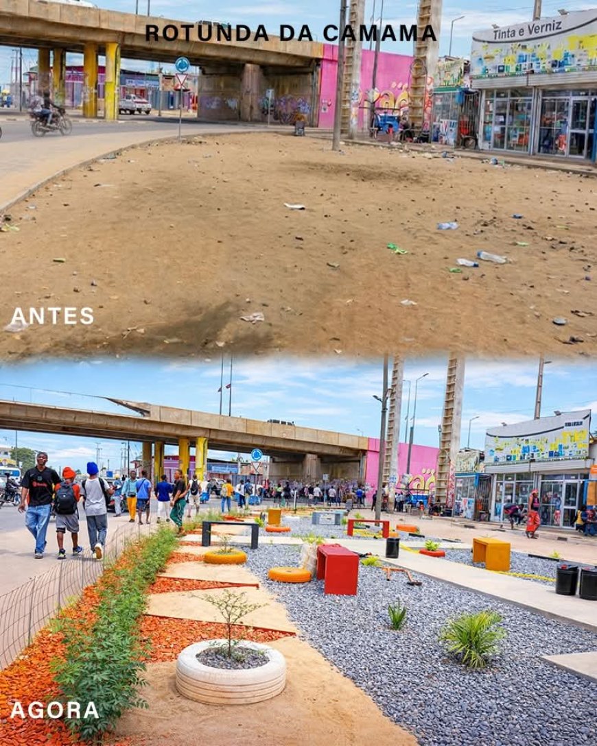 Inovação Urbana dá nova imagem à rotunda da Camama 