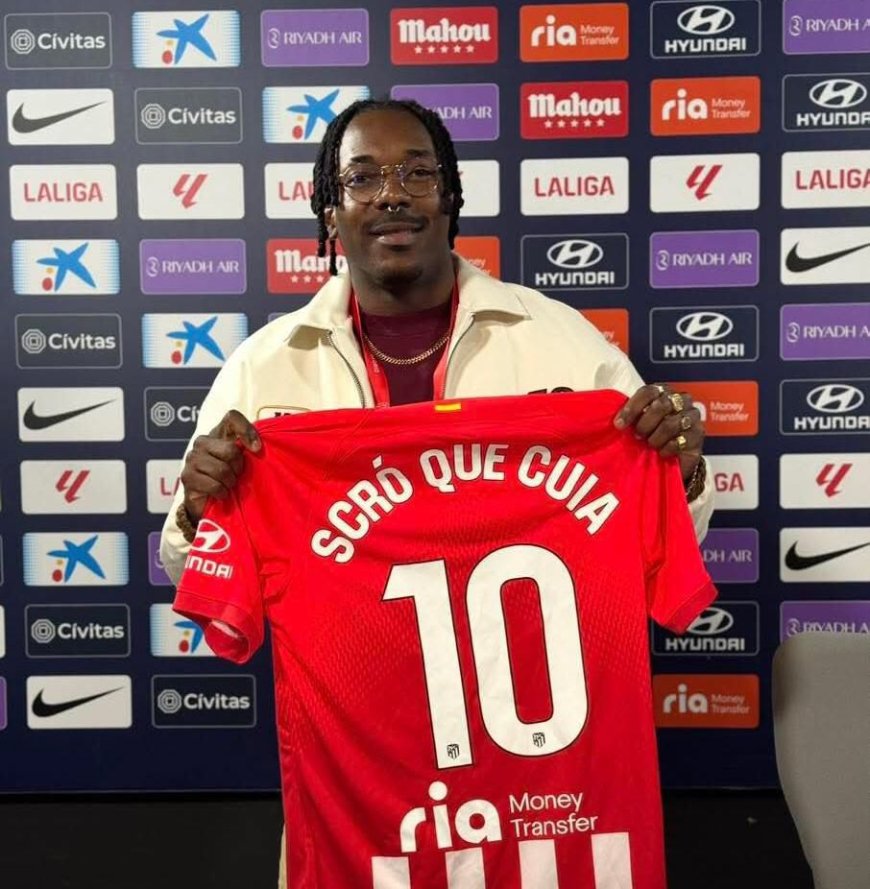 Scró que Cuia anuncia o seu contrato com o Atlético de Madrid